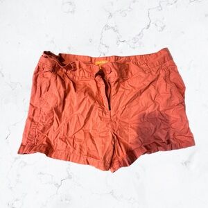 🧡❤️Joe Fresh Burnt Orange Coral Womens Shorts Size 8 for Summer Vacation